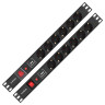 Блок розеток EXEGATE SERVERPRO PDU-19H605 Al-6S-C14-SW-O-SPD1 EX299606RUS