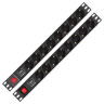 Блок розеток EXEGATE SERVERPRO PDU-19H804 Al-8S-EU2.5CU-SW-SPD1 EX299605RUS